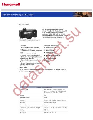 BZ-2RD-A2 datasheet  